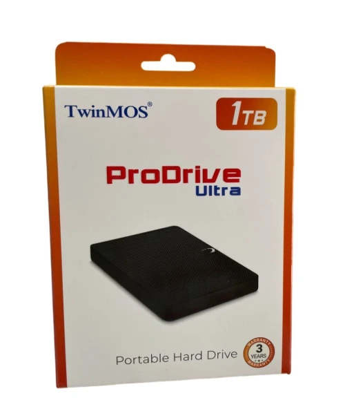 Disque dur externe TWINMOS PRODRIVE ULTRA black 1TB USB 3.0