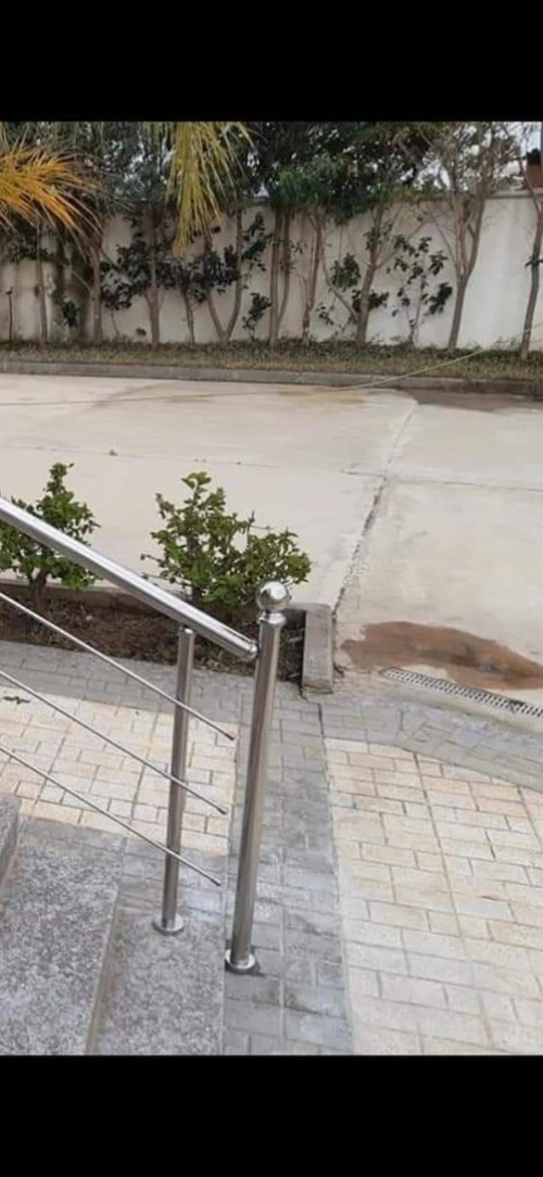 rampe d'escalier en inox