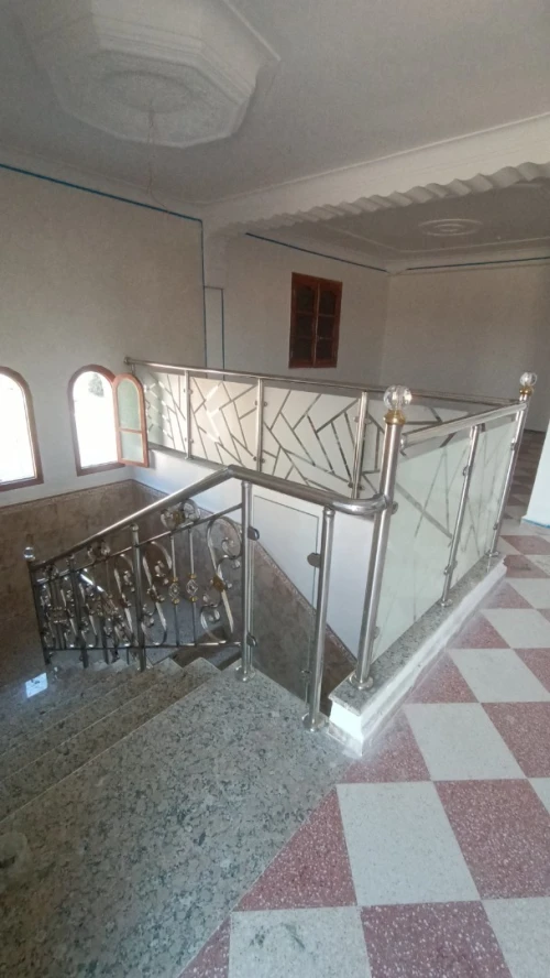rampe d'escalier en inox