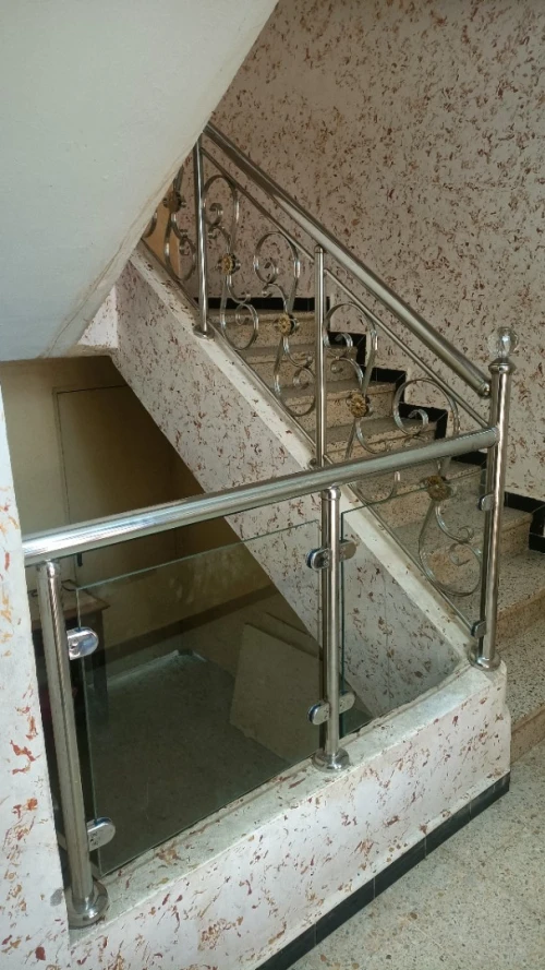rampe d'escalier en inox