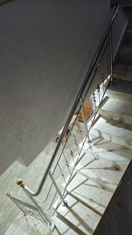 rampe d'escalier en inox