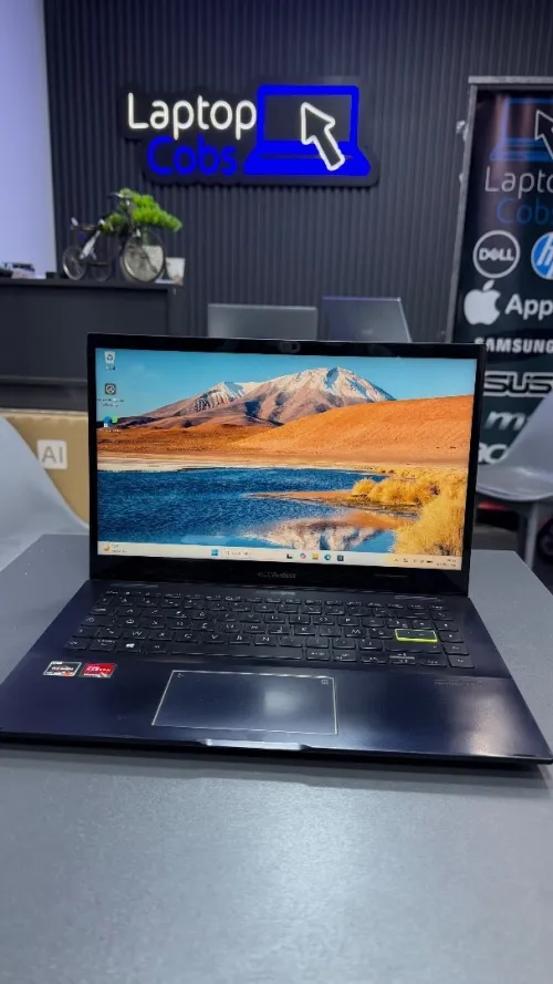 ASUS VIVOBOOK 2IN1  AMD RYZEN 7 4700U  2.00GHZ up to 4.7ghz  8 CŒURS \\ 8 THREADS RAM 16GB DDR4 DISK 256GB SSD nvme AMD RADEON GRAPHICS  ECRAN 14inch FHD Tactile