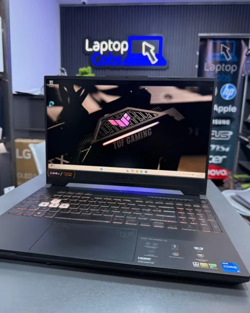 ASUS TUF GAMING F15 INTEL i5-12500H 2.5GHz up to 4.6GHZ 8GB DDR4 EXTENSIBLE 512GB SSD NVME INTEL UHD GRAPHICS NVIDIA GEFORCE RTX 3050 ECRAN 15.6- INCH FHD  144Hz