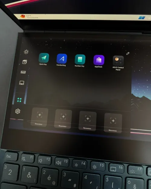ASUS ZENBOOK PRO DUO INTEL I7 10750H 2.60GHz UP TO 5.00GHz 16GB DDR4 1TB SSD NVME NVIDIA RTX 2060 6GB VRAM INTEL UHD GRAPHICS ECRAN DOUBLE SCREEN 15 INCH 4K TACTILE