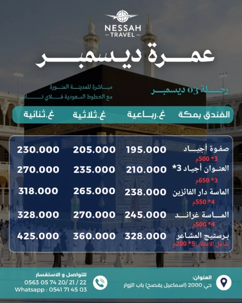 OMRA DECEMBER 2025