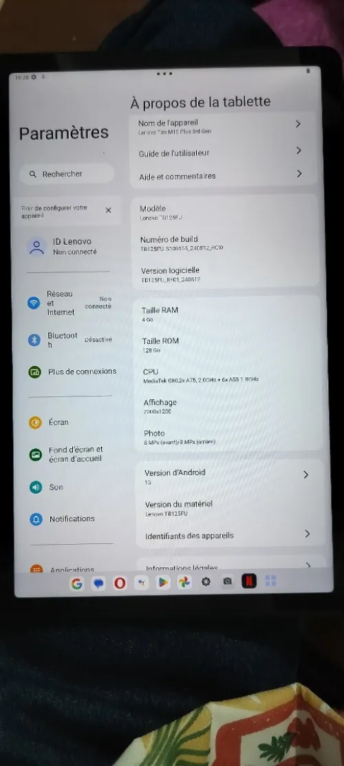 Lenovo Lenovo tab M10 plus 3rd gen