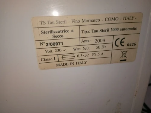 A vendre un autoclave 
