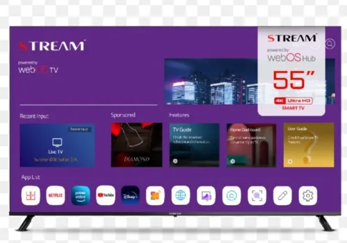 TV STREAM 55" WEBOS HUB WSTRU5523