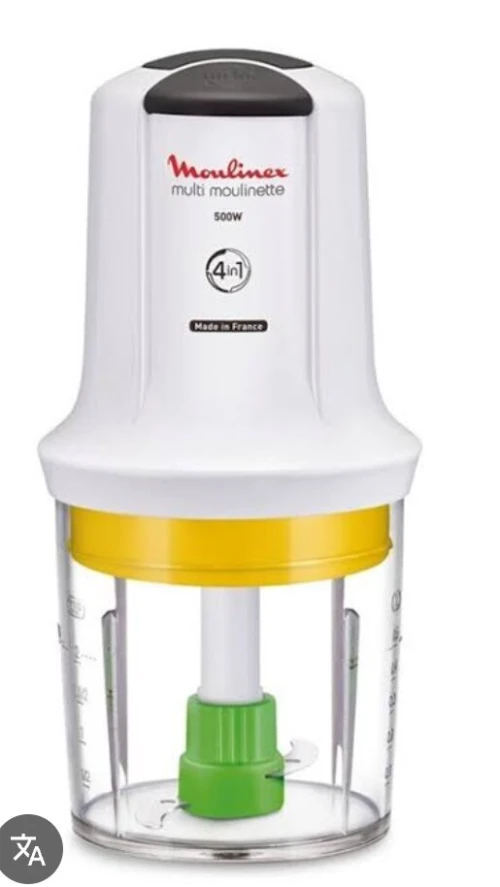 Hachoir moulinex 4in1 blanc 500 w