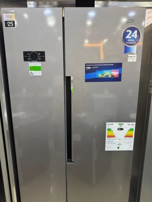 RÉFRIGÉRATEUR BEKO 2 PORTES INOX