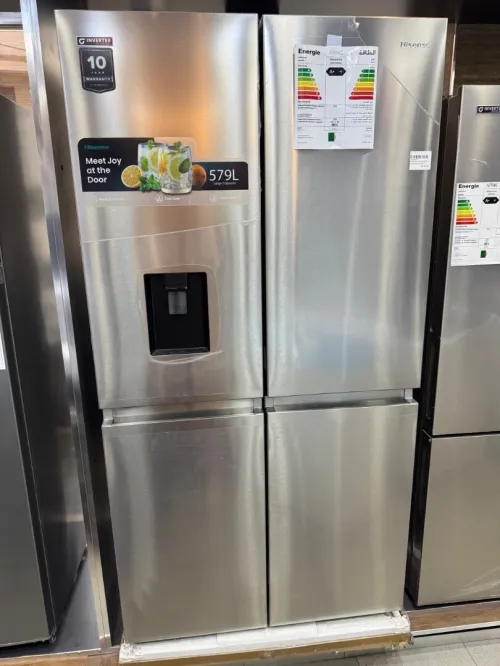 RÉFRIGÉRATEUR HISENSE 4 PORTES 