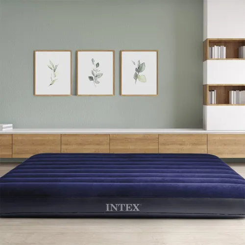 Dura-Beam Matelas Gonflable Technologie Fiber-Tech Intex 64758E , فرشة هوائية حجم كبير لشخصين
