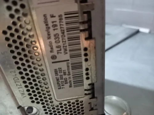 Poste radio vw audi original 