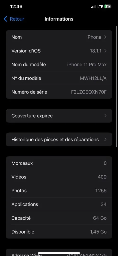 ايفون 11 Pro max