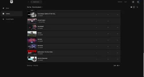 Vente Compte EPIC