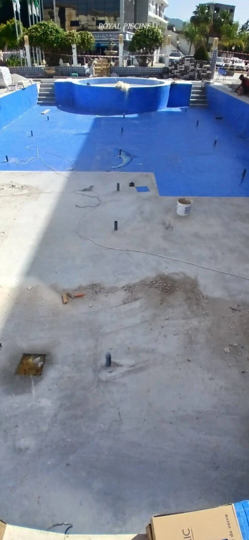 بناء المسابح construction piscine,mosaique margelle piscine robot la Pierre,échelles,Matériels