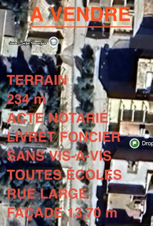 Vente Terrain Tlemcen Maghnia