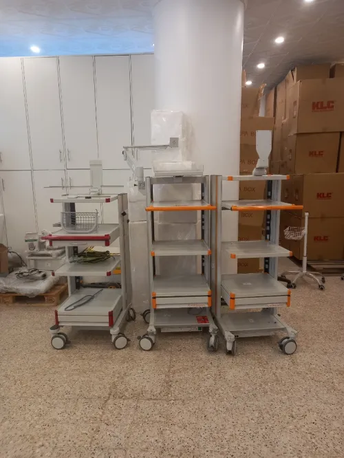 Chariots pour colonne de célioscopie 