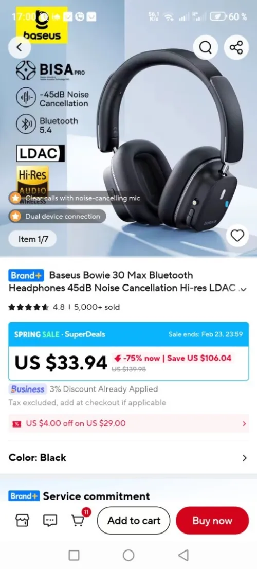 Baseus bowie 30 Max
