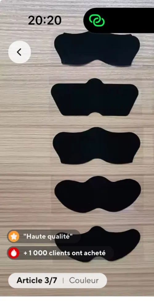 Masque pour point noire 