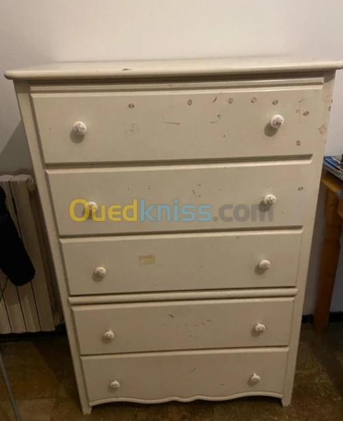 Vente commode (enfant) 5 tiroirs 