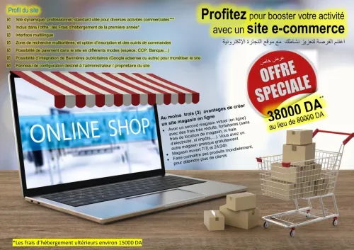 PROMOTION SITE E-COMMERCE