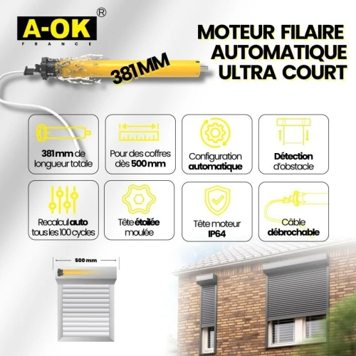 Moteur volet roulant l 
