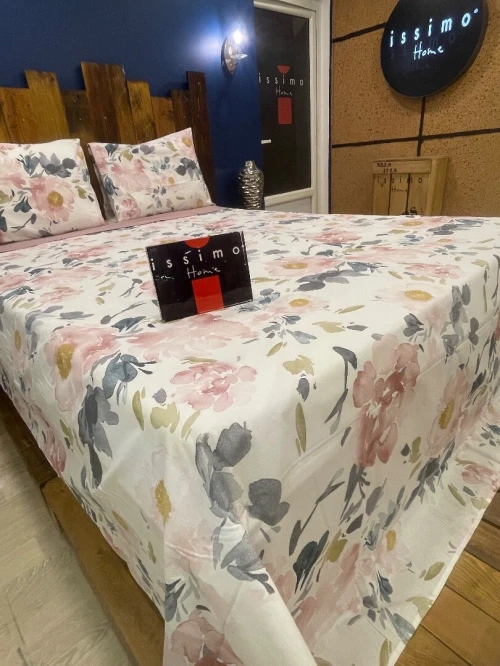 Parure de draps 4pièces 100%coton made in Turquie 