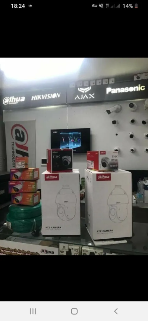 Installation camera surveillance ET système alarme