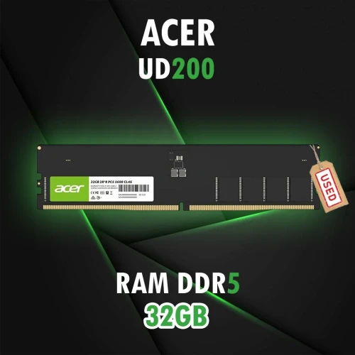 ACER UD200 RAM / 32GB / 5600MT/S / DDR5 / USED