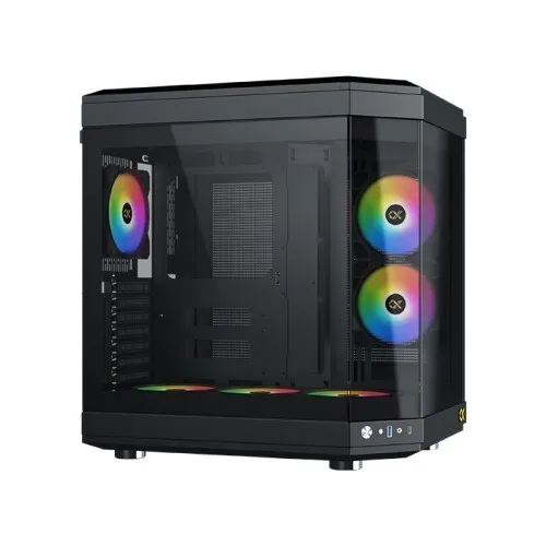 XIGMATEK CUBI BLACK Gaming case / 6 FAN / ATX