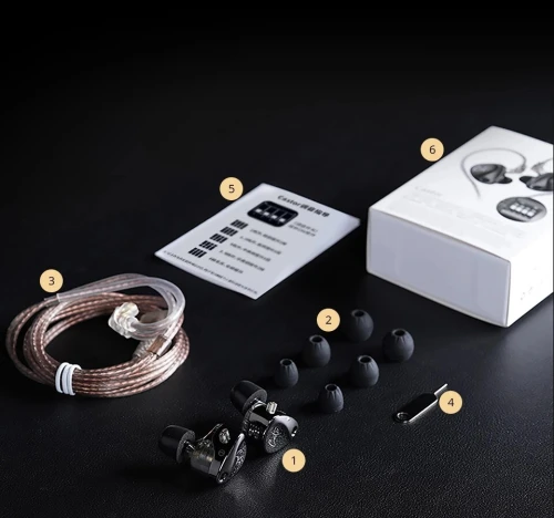 KZ CASTOR / 3.5 mm / IEM / mic / WIRED