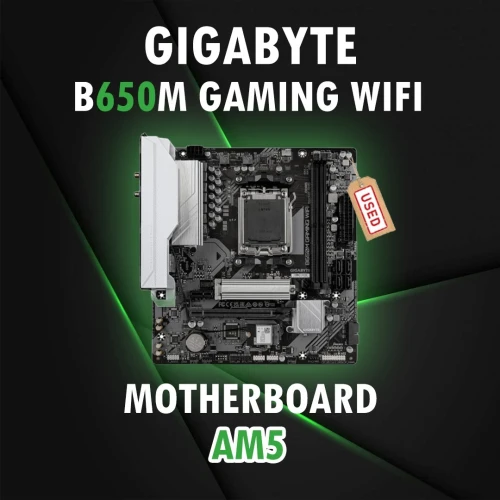 GIGABYTE B650M GAMING WIFI / MOTHERBOARD / MICRO-ATX / AM5 / USED