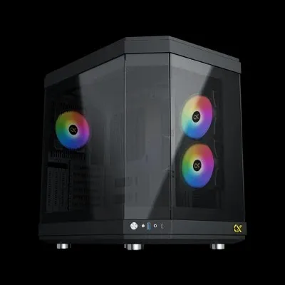 XIGMATEK CUBI BLACK Gaming case / 6 FAN / ATX