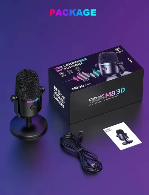 ONIKUMA M830 / MIC / RGB / USB / WIRED