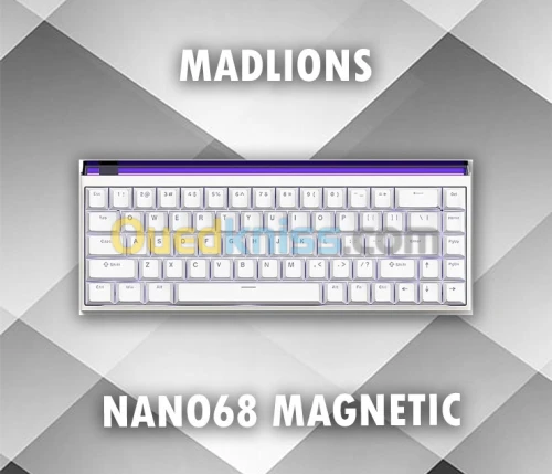 MADLIONS NANO 68 / MAGNETIC KEYBOARD / WHITE / WIRED