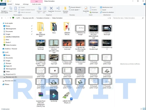 Formation REVIT/LUMION