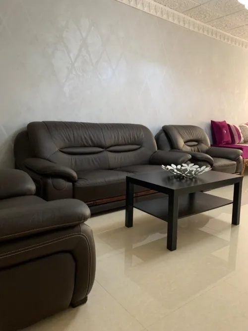 Fauteuils cuir de vachette