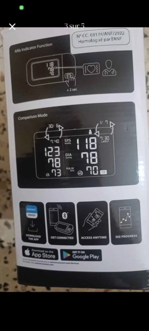 Tensiomètre omron m7 intelli IT