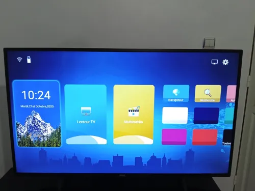 Tv Géant smart tv Android 4k 55 pouces