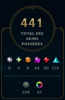 compte League of legends euw