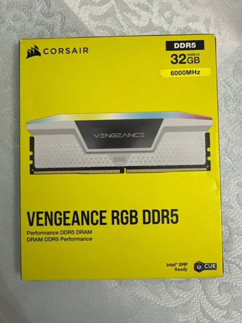 RAM Corsair Vengeance RGB DDR5 32GB 2X16GB 6000MHz Mémoire PC Gamer Neuf Boite scellée