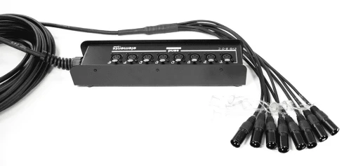 CORDIAL BOÎTIER DE SCÈNE 8 ENTRÉES XLR 10 M