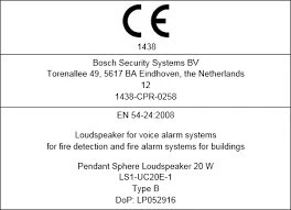  Enceinte sphérique BOSCH 20 W