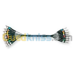 Yellow Cable  Octopaire 8 jack stéréo 8 xlr fem 5 m - 