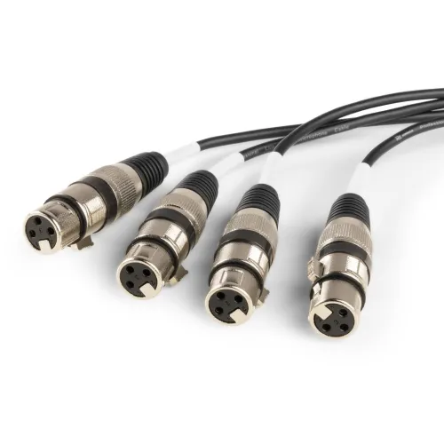 Splitter RJ45 vers 4 x XLR3 femelle pour DMX ou signal audio - CX192