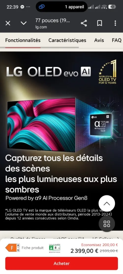 OLED77C54LA