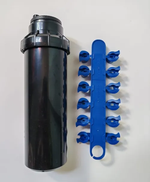 "Tuyère escamotable 1/2" et turbine escamotable 3/4