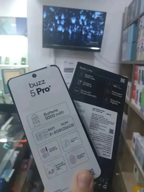 هاتف غير مستعمل كتيرا شهر او اقل Buzz 5 pro plus +