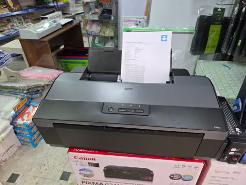 Imprimante jet d'encre couleur EPSON L 1300 en très bonne occasion avec emballage imprimé environ 80f
